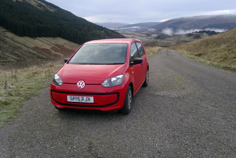 Volkswagen Up front