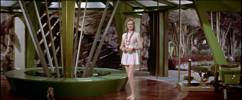 Forbidden Planet - Altaira or Alta (Anne Francis) makes her entrance in the film.